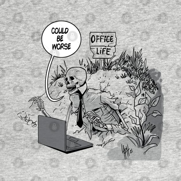 Workplace Skeleton: When the Office Becomes Eternal by SeleneWitchStore